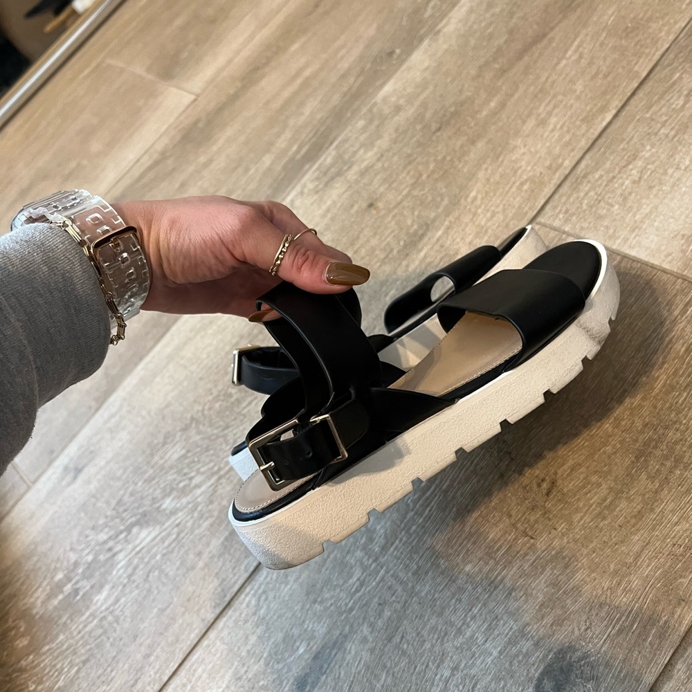 Also sandals. Never worn. Super comfortable.